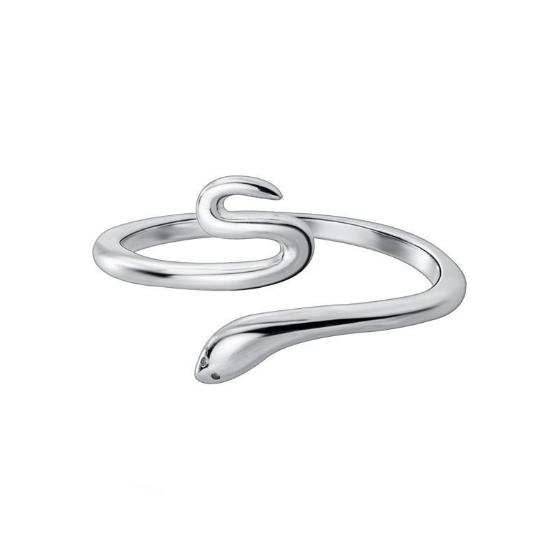Sterling VENUS Sier Creatieve Slang Openingsring Voor Vrouwen Exquise Persoonlijkheid Trendy Sieraden 2023 Nieuw_voghion.com