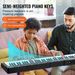 VEVOR 88 Key Digital Piano Keyboard Semi Weighted Electric Portable With Stand_voghion.com