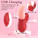 Potenti 10 vibratori a lingua leccabile vibranti, giocattoli sessuali rosa, veri vibratori a lingua, stimolazione del clitoride, grande vibratore a lingua leccabile rosa_voghion.com