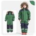 Outdoor Single And Double Board Luminous Windproof Waterproof Thickened Warm One-piece Children's Ski Suit_voghion.com