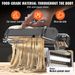 Maker 9 Spessore Elettrico Acciaio Pasta Noodle Maker Cutter Rulli Regolabili Mak Macchina per Noodle e Impostazioni Pasta Inossidabile_voghion.com