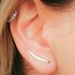 Simple Fashion Handmade U-Shaped Women's Ear Clip Minimalist Arc Earrings_voghion.com