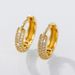 Cao Shi Trendy Earrings, Hip-hop Style, Men's And Circular Ear Buckles, Women's Full Set Zircon Earrings_voghion.com