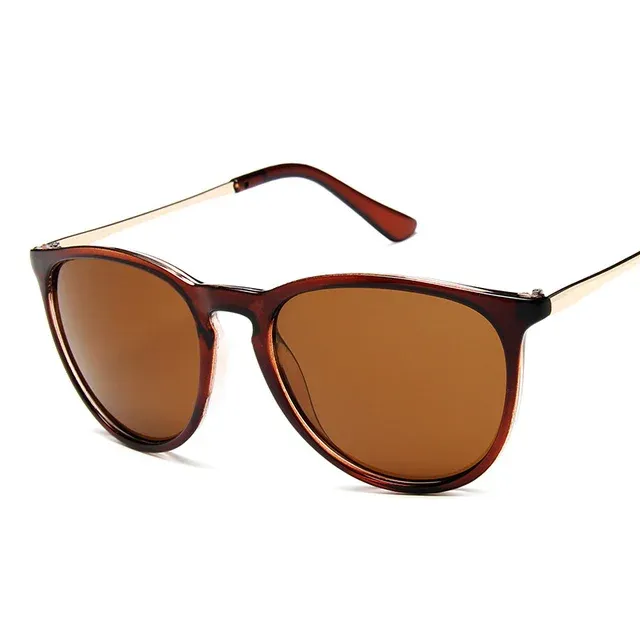 Moda Moda Marchio Designer Rotondo Occhio di Gatto Occhiali da Sole Uomo Retro Tonalità Maschile Occhiali da Sole Specchio Trasparente Vintage Moda Guida Oculos De_voghion.com