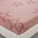 Lenzuolo con angoli per letto Pink Girl Star, in poliestere, delicato sulla pelle, con protezione per materasso_voghion.com