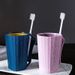 Light Luxury Simple Wash Couple Set Mouthwash Home Creative Tooth Mug Pair Toothbrush Cup_voghion.com