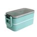 2Pcs Heated Food Container For Food Bento Box Japanese Thermal Snack Electric Heated Lunch Box For Kids With Compartments Lunchbox_voghion.com