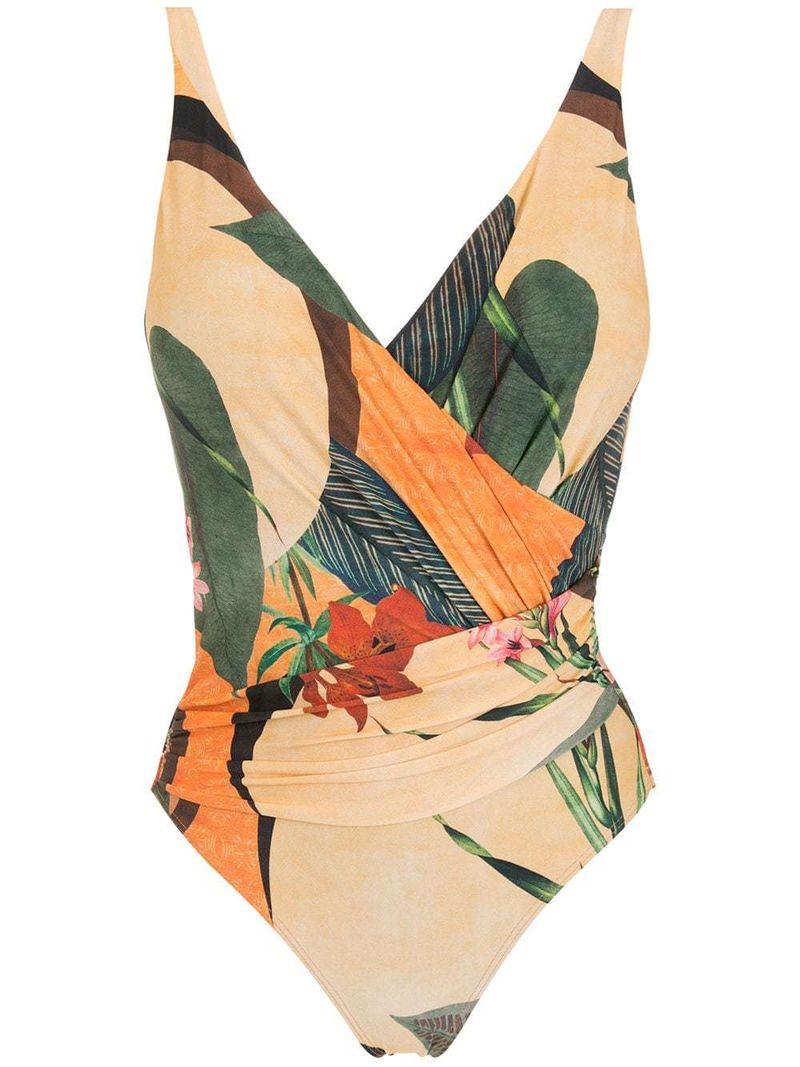 Eendelige conservatieve cover buik open rug sexy grote maat 2023 nieuw badpak chiffon strandrok voor dames_voghion.com