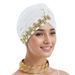 Muslim Hat Women's Stretch Linen Breathable And Comfortable Side Stick Drill Headscarf Cap_voghion.com