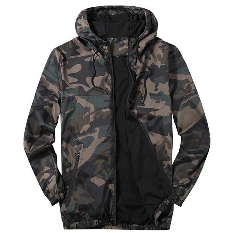 [New] Autumn jacket for men, camouflage sports mesh breathable color blocking_voghion.com