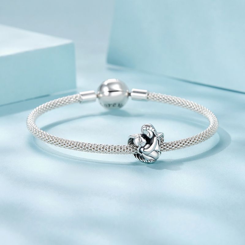 Pingente de abraço em prata esterlina_voghion.com