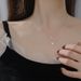 Pure Silver Non-Fading Butterfly Tassel For Women, Elegant Collarbone Versatile Simple Sweater Chain, Best Friend_voghion.com