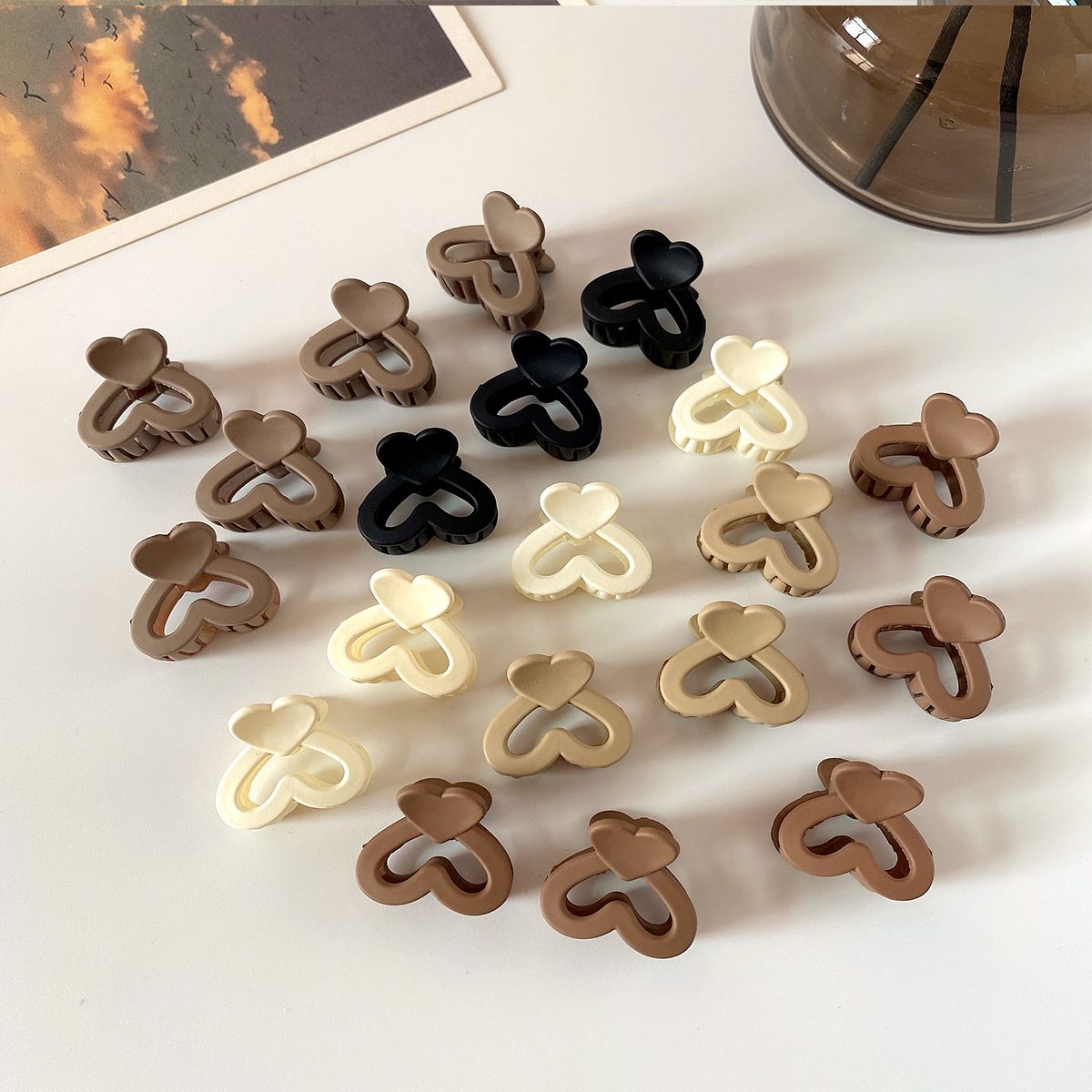 Matka i dzieci Ubrania dla dzieci Akcesoria dla dzieci Kolor kawy Mini Mały klips do chwytania Mała spinka do włosów Księżniczka Spinka do grzywki na czoło_voghion.com