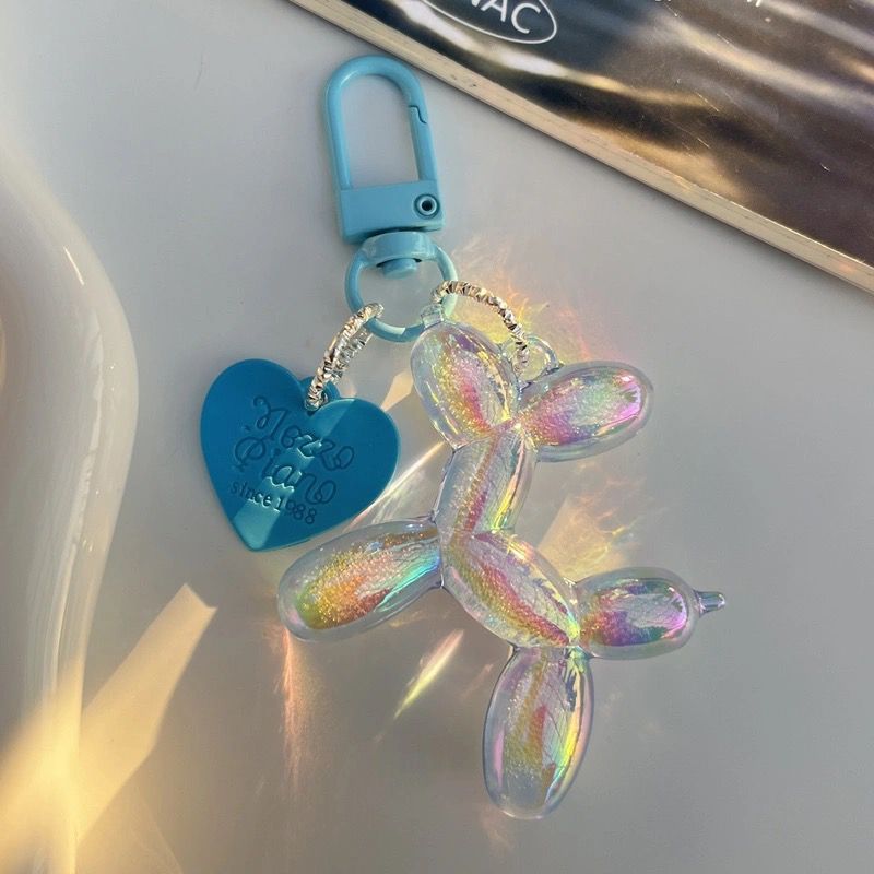 love bubble μπαλόνι σκύλος μπρελόκ ζευγάρι μπρελόκ diy τσάντα κρεμαστό στολισμό ακουστικών_voghion.com