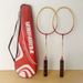 Yushi Karte Badminton Legierung Doppel Jugend Erwachsene Paar Langlebig Offensive Schläger Set_voghion.com