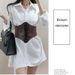 Explosions Women's Court Style Body Shaping Strap Wide Waist Seal Slimming Ultra Wide Loose Waist Seal Factory Direct Supply Stable_voghion.com