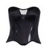 Top tunica micro-trasparente slim-fit di ethos della moda femminile_voghion.com
