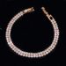 Niche Design High-End Double Row Zircon Shiny Diamond Texture For Women Light Luxury Fashion Bracelet Jewelry_voghion.com