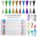 Double-Head Metal Nail Art Pen - Blending, Lining & Dotting 3-in-1 | Easy-Color One-Step Gel Pen_voghion.com