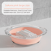 Transparent Foldable Laundry Basket, Large Capacity Storage For Baby Bath Student Dormitory, Portable Collapsible Organizer_voghion.com