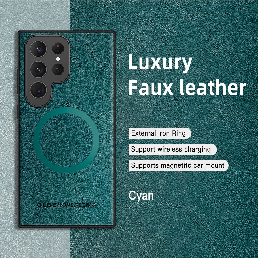 Hülle für Samsung Galaxy S24 Ultra Hülle Leder Handyhülle für Samsung Galaxy S25 S22 S20 Plus Luxushülle S23 S21 FE 5G Hülle_voghion.com