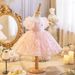 Girl's Romantic Princess Dress - Fluffy Tulle Ball Gown For Birthday Parties & Piano Recitals_voghion.com