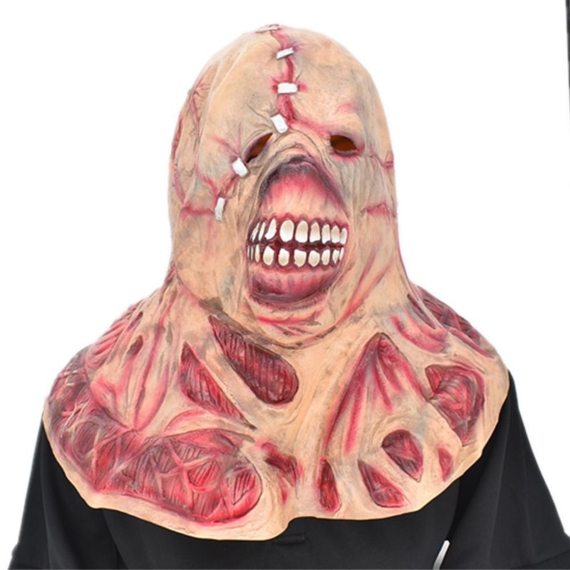 Party Masks Halloween Horror Long Tongue Ghost Head Cover Haunted House Secret Room Devil Face Zombie Zombie Mask Mask Costume Props_voghion.com