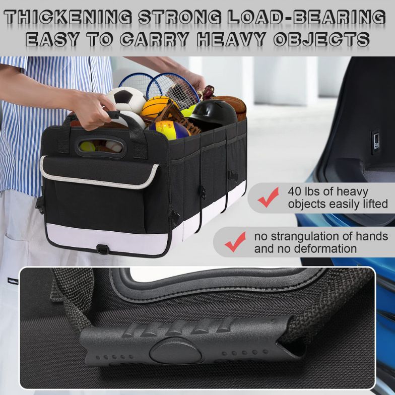 Coffre de rangement pour coffre de voiture Coffre de rangement pour voiture Coffre arrière Décoration Coffre de rangement pratique Personnalisation_voghion.com