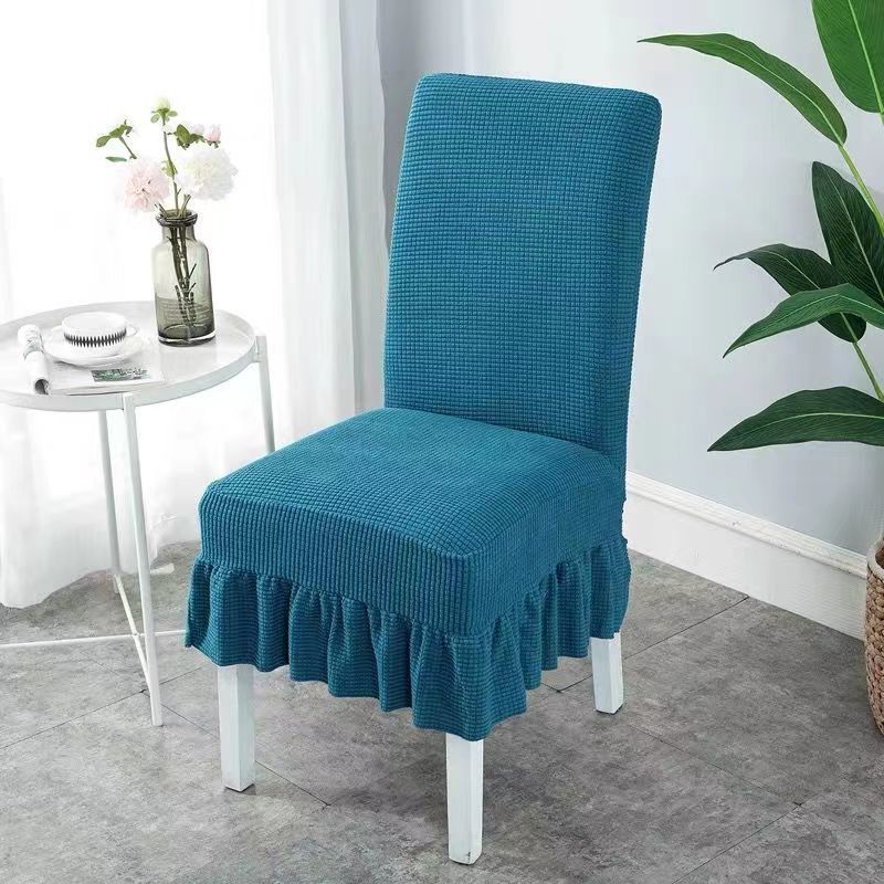 Cotton Tablecloth With Elastic Hem - Non-Slip Square Table Cover For Home & Restaurant, Anti-Scratch & Washable (Multiple Colors & Sizes)_voghion.com