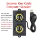 One Cable USB Bluetooth Speaker With Loud Stereo Sound For PC Computer Phone_voghion.com