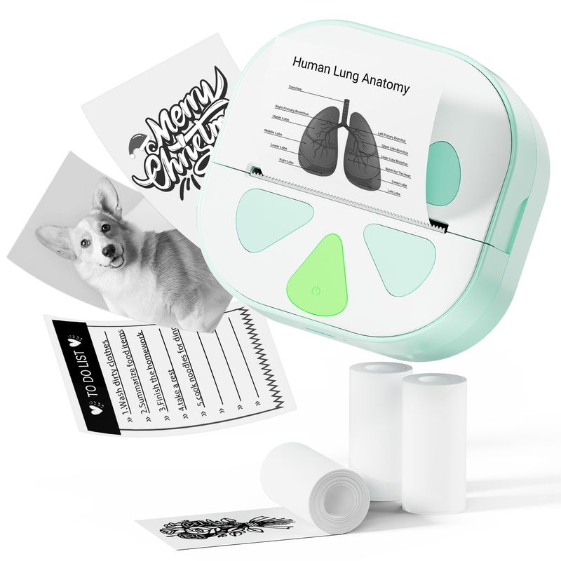 D21 Mini Bluetooth Thermal Sticker Printer - Portable Label Maker For Home, School & Office, Compatible With Android_voghion.com