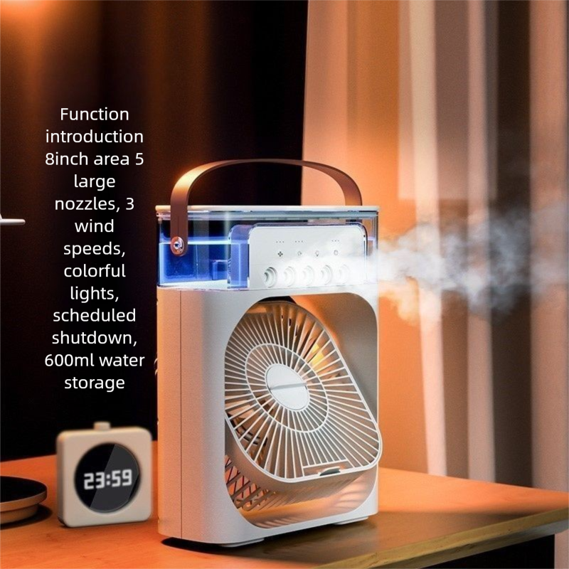 Condizionatore d'aria per piccoli elettrodomestici, frigorifero per dormitori, acqua, elettrico, ufficio, ventilatore di raffreddamento con impacco di ghiaccio_voghion.com