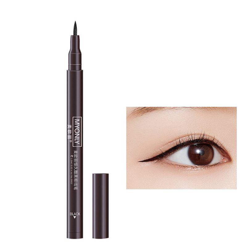 Stylo Eyeliner liquide imperméable longue durée, ne fleurit pas, crayon Eyeliner noir marron, maquillage pour femmes, Cosmet cil_voghion.com