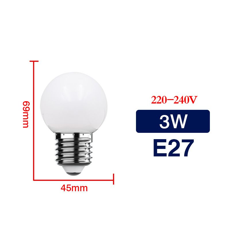 LED-Schraubsockel E27, kunststoffumwickeltes Aluminium, superhelle Innenbeleuchtung, Energiesparlampe für den Haushalt_voghion.com