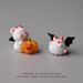 Halloween Cute Bat Ghost Bear And A Group Of Little Coal Ball Elves Miniature Desktop Ornaments_voghion.com