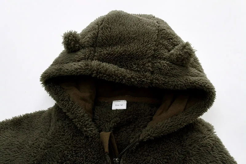 Kids Clothing bunny hooded jumpsuit baby crawling clothes_voghion.com