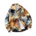 Men's Stylish Gradient Plaid Jacket - Premium Houndstooth Design, Lightweight & Comfortable For Spring & Autumn_voghion.com