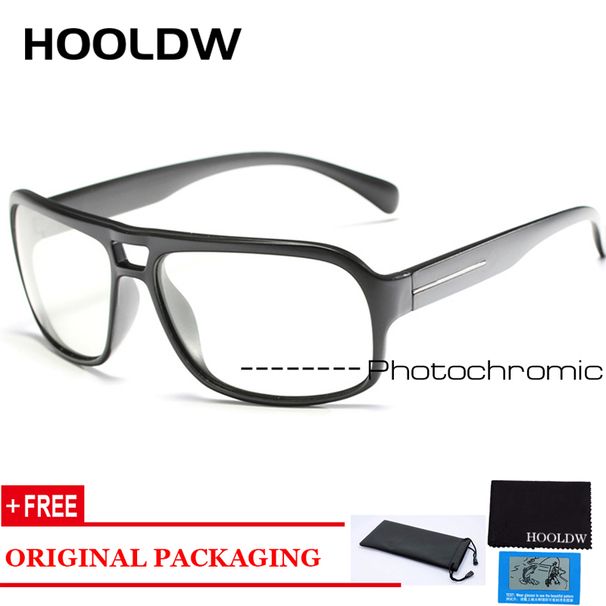 Gafas de sol fotocromáticas polarizadas HOOLDW de moda para hombre, para deportes al aire libre, gafas de sol camaleónicas, gafas de conducción, gafas que cambian de color_voghion.com