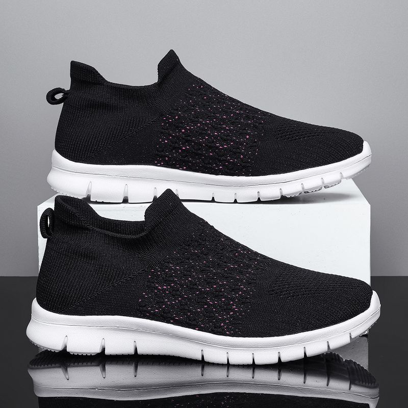 Scarpe da ginnastica traspiranti da donna taglie forti, slip-on, comode e comode_voghion.com