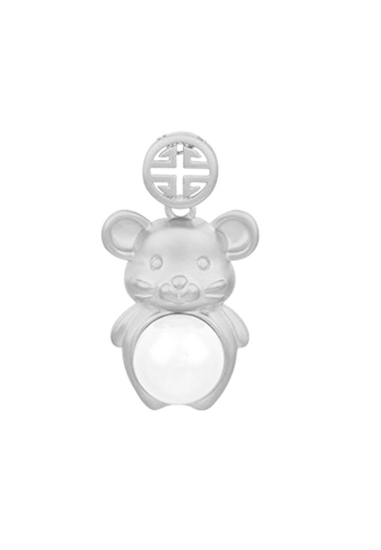WPJ1024-2 Collier de souris mignonnes avec perles d'eau douce_voghion.com