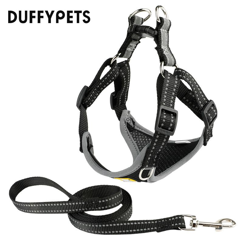 Katzengeschirr-Westen-Stil, Hundeleine-Zubehör, Ausbruchsicherung, atmungsaktiv, reflektierend_voghion.com