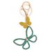 Creative Cute Diamond-Encrusted Alloy Double Flying Butterfly Keychain Metal Women's Bag Pendant Key Ring Gift_voghion.com
