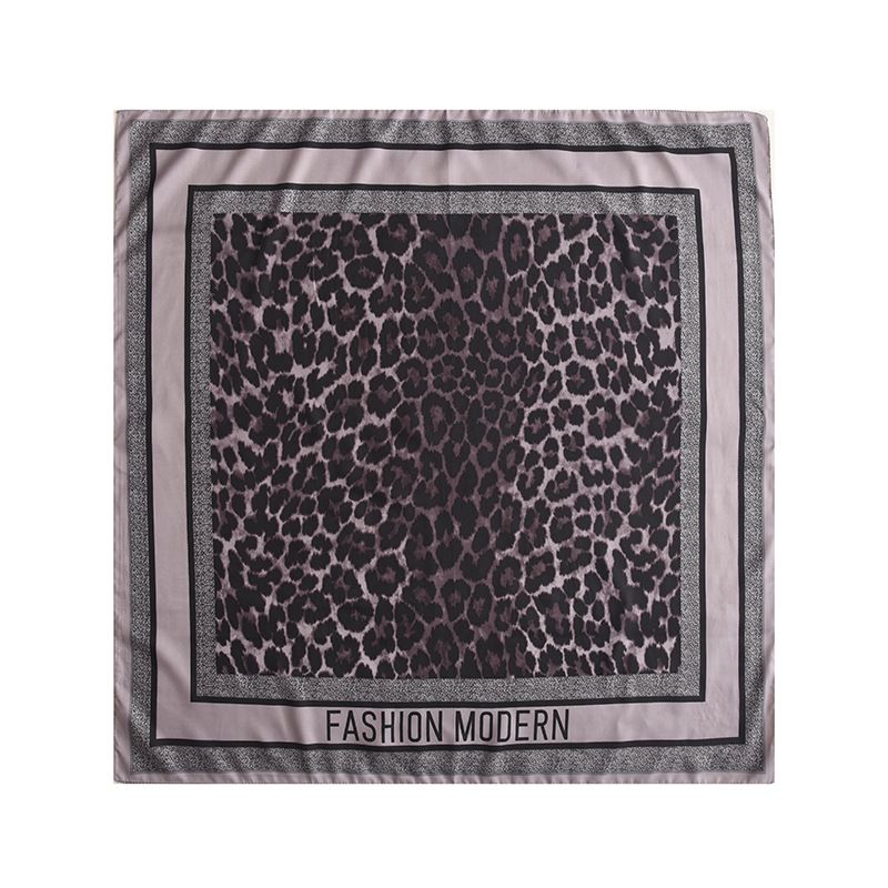 Nuove sciarpe con stampa leopardata personalizzate in seta simulata da 70 quadrati, versione coreana, sciarpe stampate fronte-retro_voghion.com
