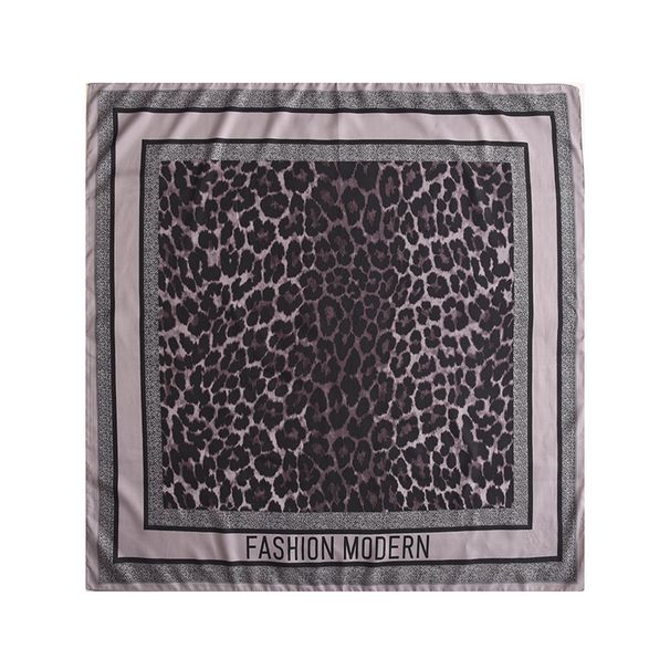 Nuove sciarpe con stampa leopardata personalizzate in seta simulata da 70 quadrati, versione coreana, sciarpe stampate fronte-retro_voghion.com