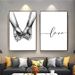 Black And White Sketch Holding Hands Canvas Nordic Art Poster Picture Living Room Home Decoration Painting Core_voghion.com