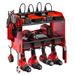 Iron hand electric drill bracket wall-mounted electric tool rack with power storage rack garage tool storage rack_voghion.com