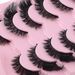 New 7 pairs of fitted eye tail plus long false eyelashes Thick fox eye cat eye eyelashes_voghion.com