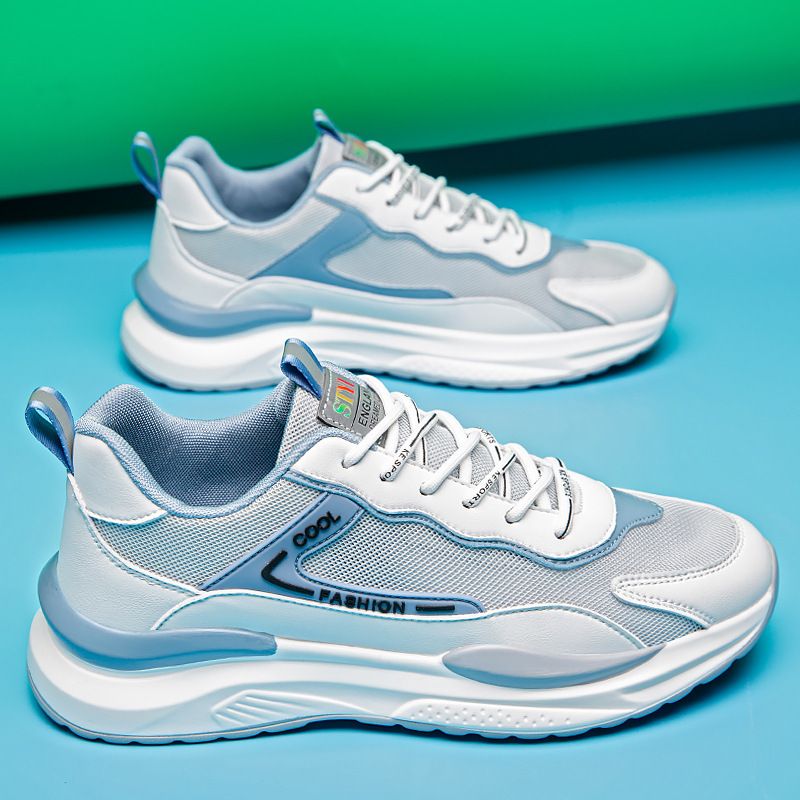 Euro Step 22005 Sommer Neue atmungsaktive Herrenschuhe für Studenten Trendy Mesh Vielseitige Sportschuhe Laufschuhe Leichte geruchsabweisende Schuhe_voghion.com