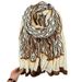 New letter fashionable western-style silk women's multifunctional Korean version simple outer shawl autumn winter cotton_voghion.com