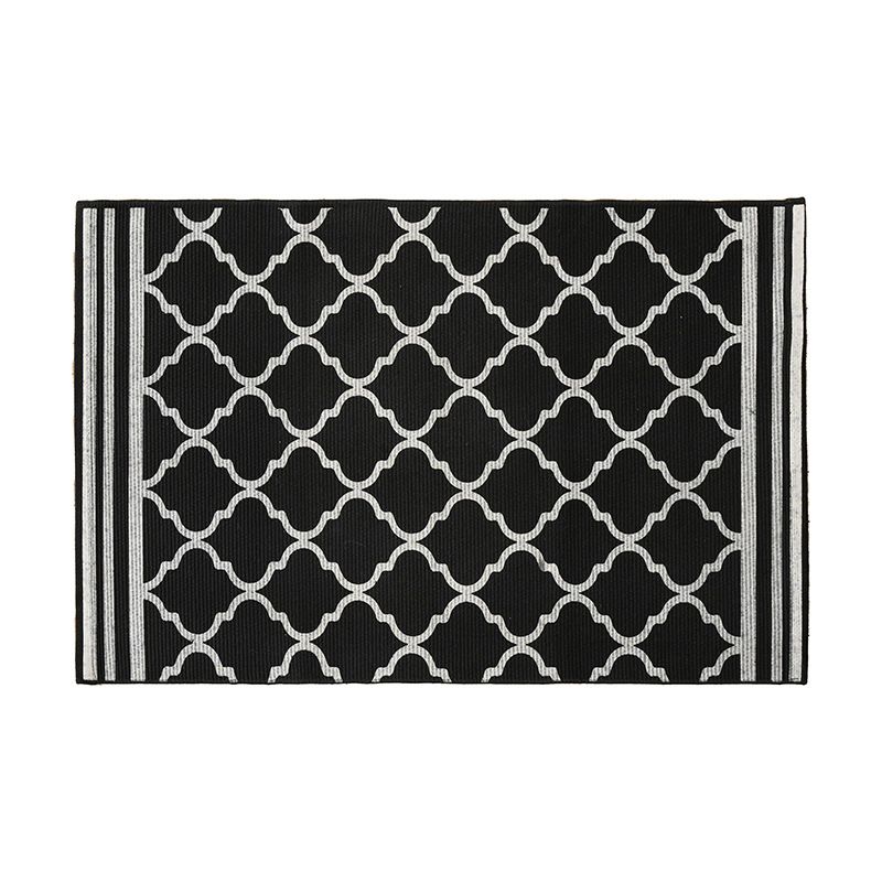 American Style Printed Entrance Mats Classic Color Matching Hand Scratched Color Printed Porch Mats Cotton Thread Woven Balcony Mats_voghion.com